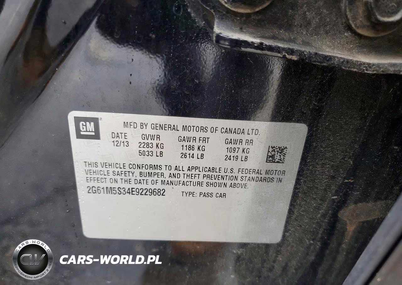 2014 Cadillac Xts Luxury Collection VIN:2G61M5S34E9229682 - 12