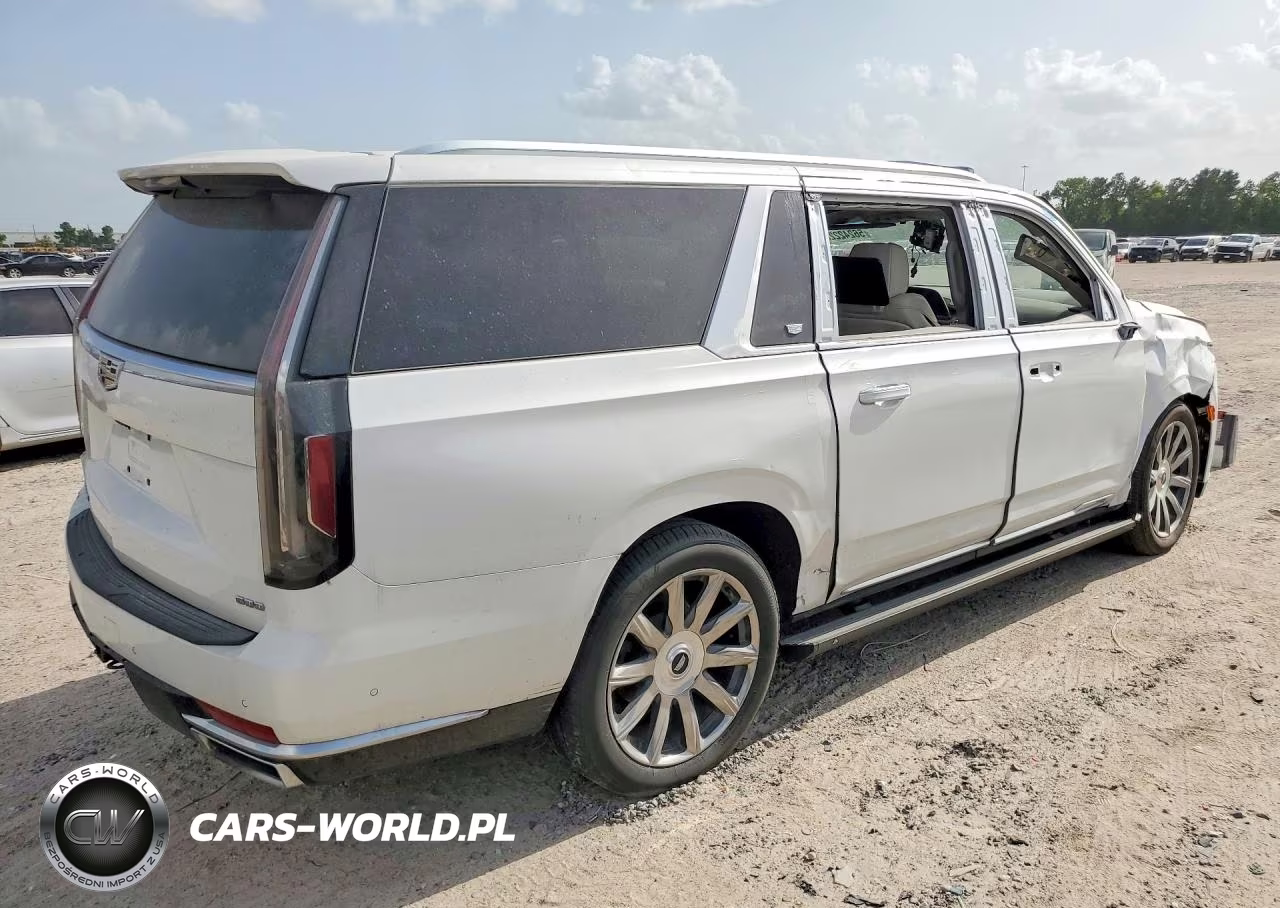 2022 Cadillac Escalade Esv Premium Luxury Platinum VIN:1GYS4MKL7NR176102 - 3