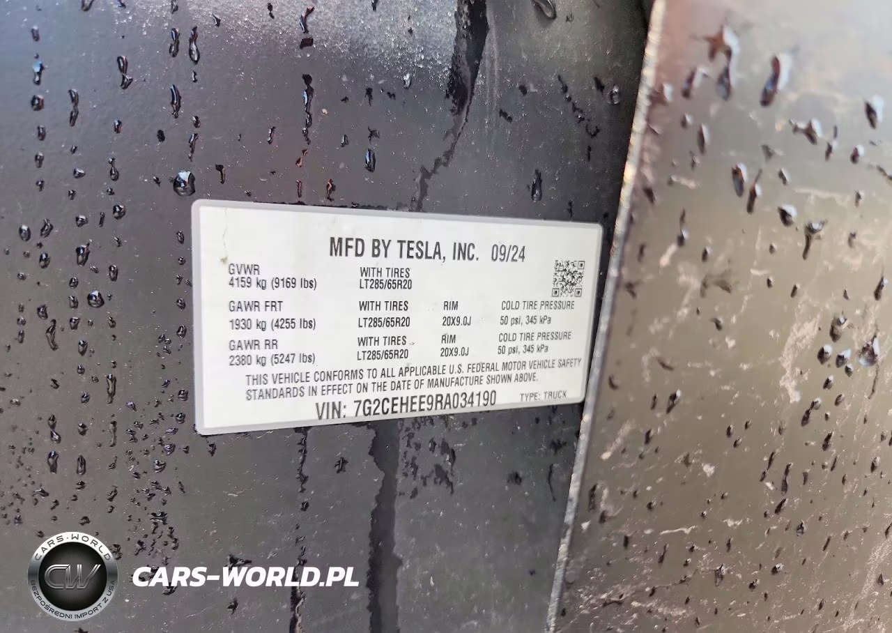 2024 Tesla Cybertruck VIN:7G2CEHEE9RA034190 - 13