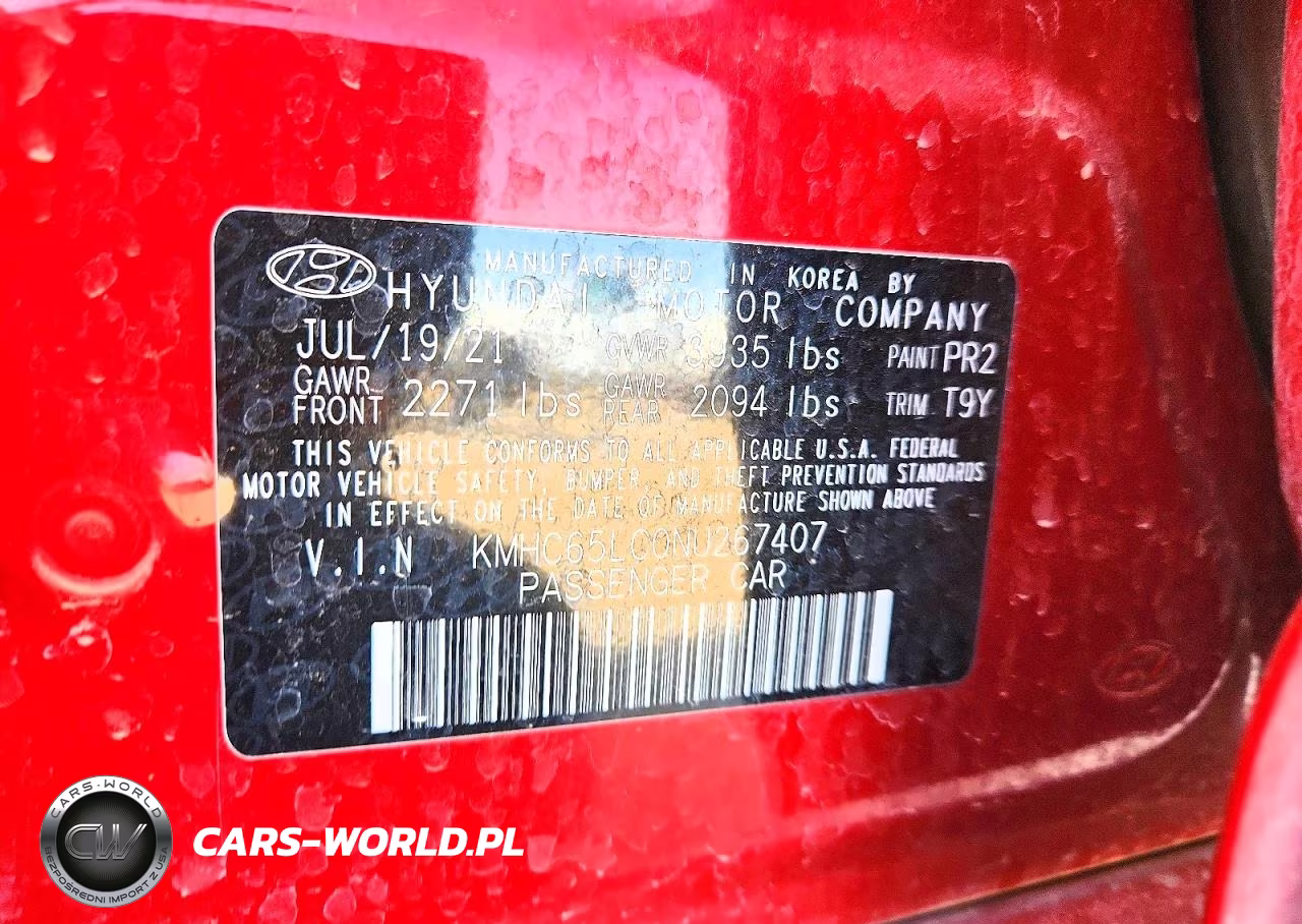 2022 Hyundai Ioniq Blue VIN:KMHC65LC0NU267407 - 12