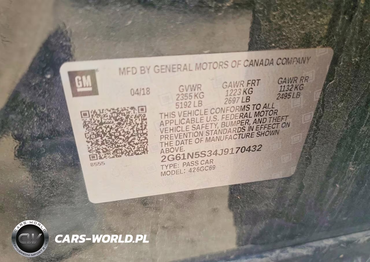 2018 Cadillac Xts VIN:2G61N5S34J9170432 - 12