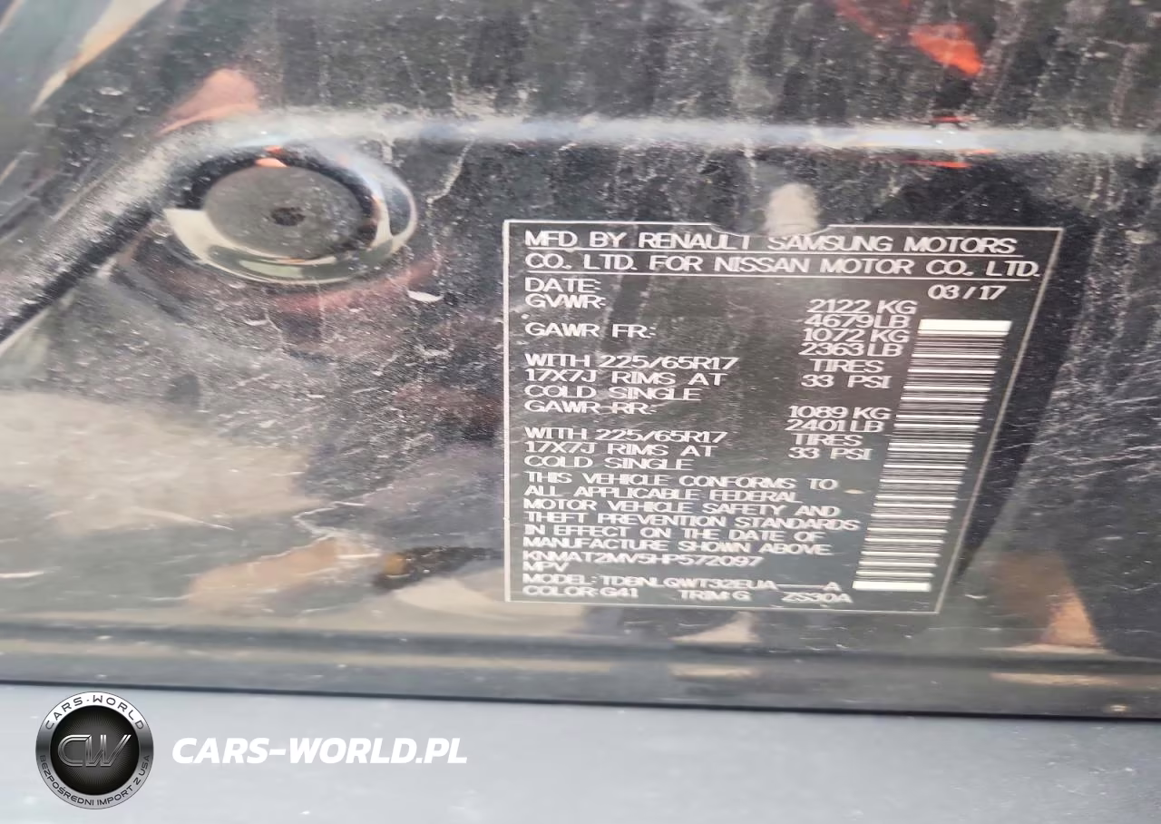 2017 Nissan Rogue Sv VIN:KNMAT2MV5HP572097 - 12
