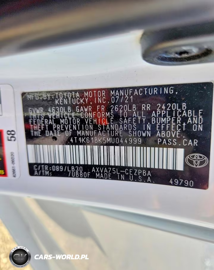 2021 Toyota Camry Xse VIN:4T1K61BK5MU044999 - 12