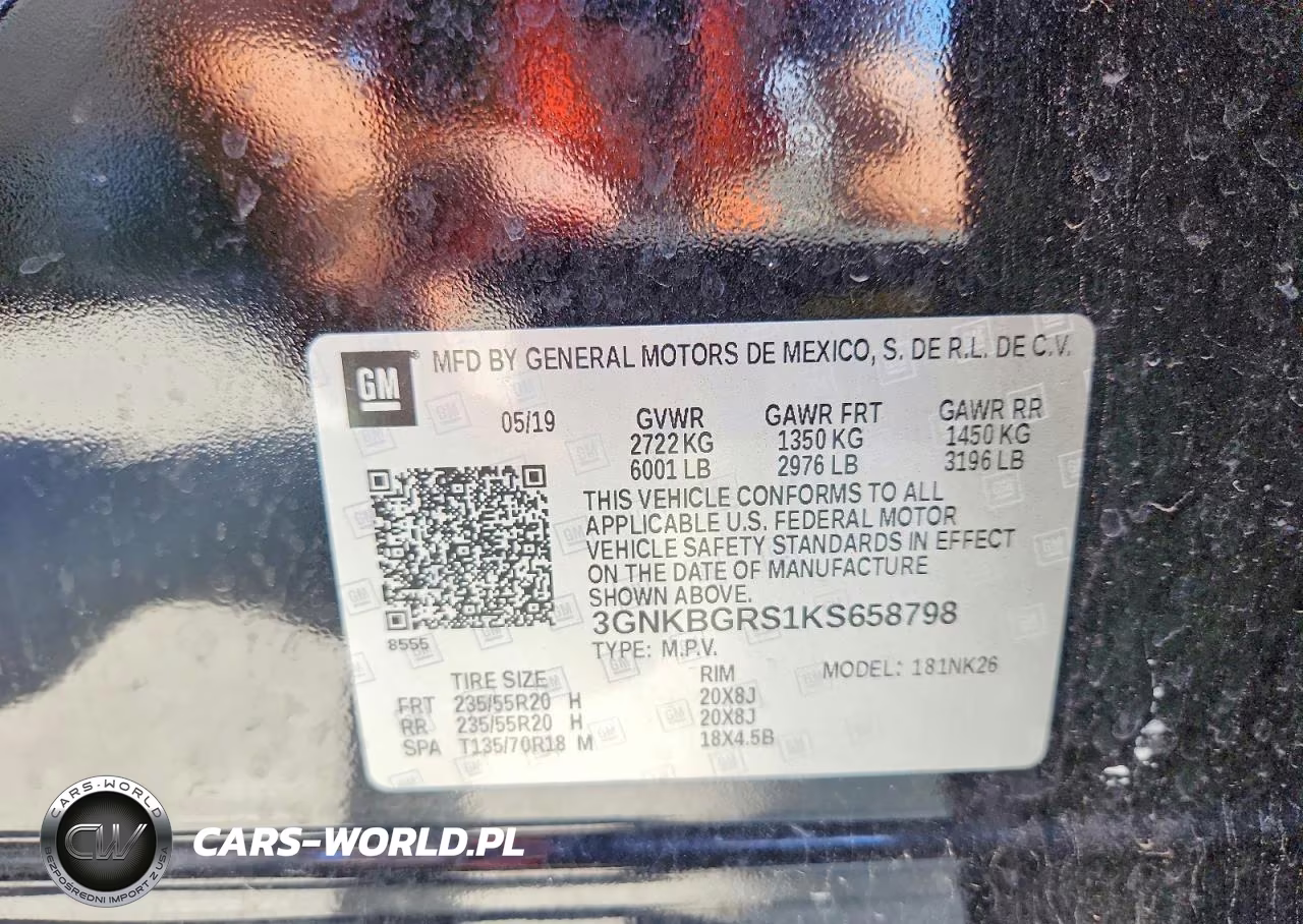 2019 Chevrolet Blazer 2Lt VIN:3GNKBGRS1KS658798 - 12
