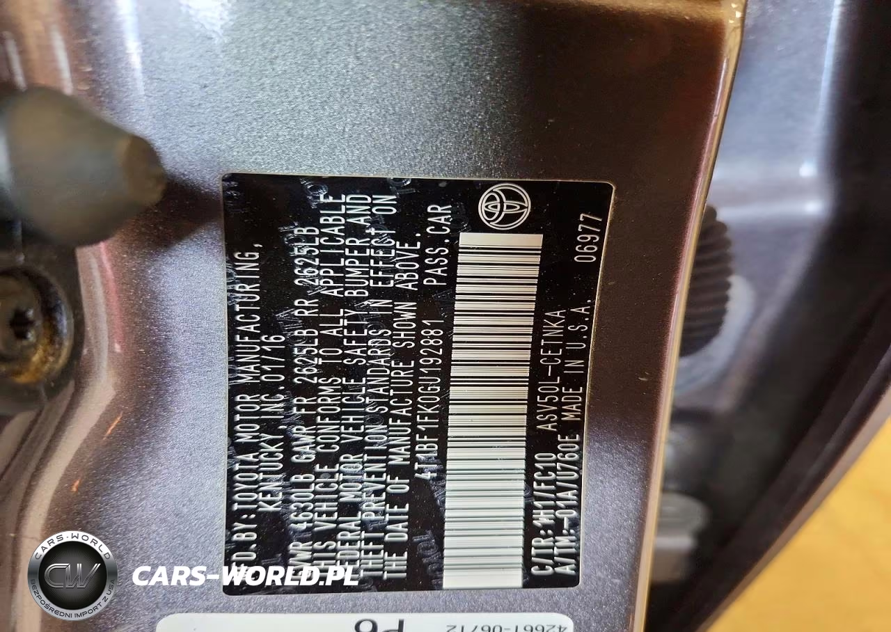 2016 Toyota Camry Le VIN:4T1BF1FK0GU192881 - 12