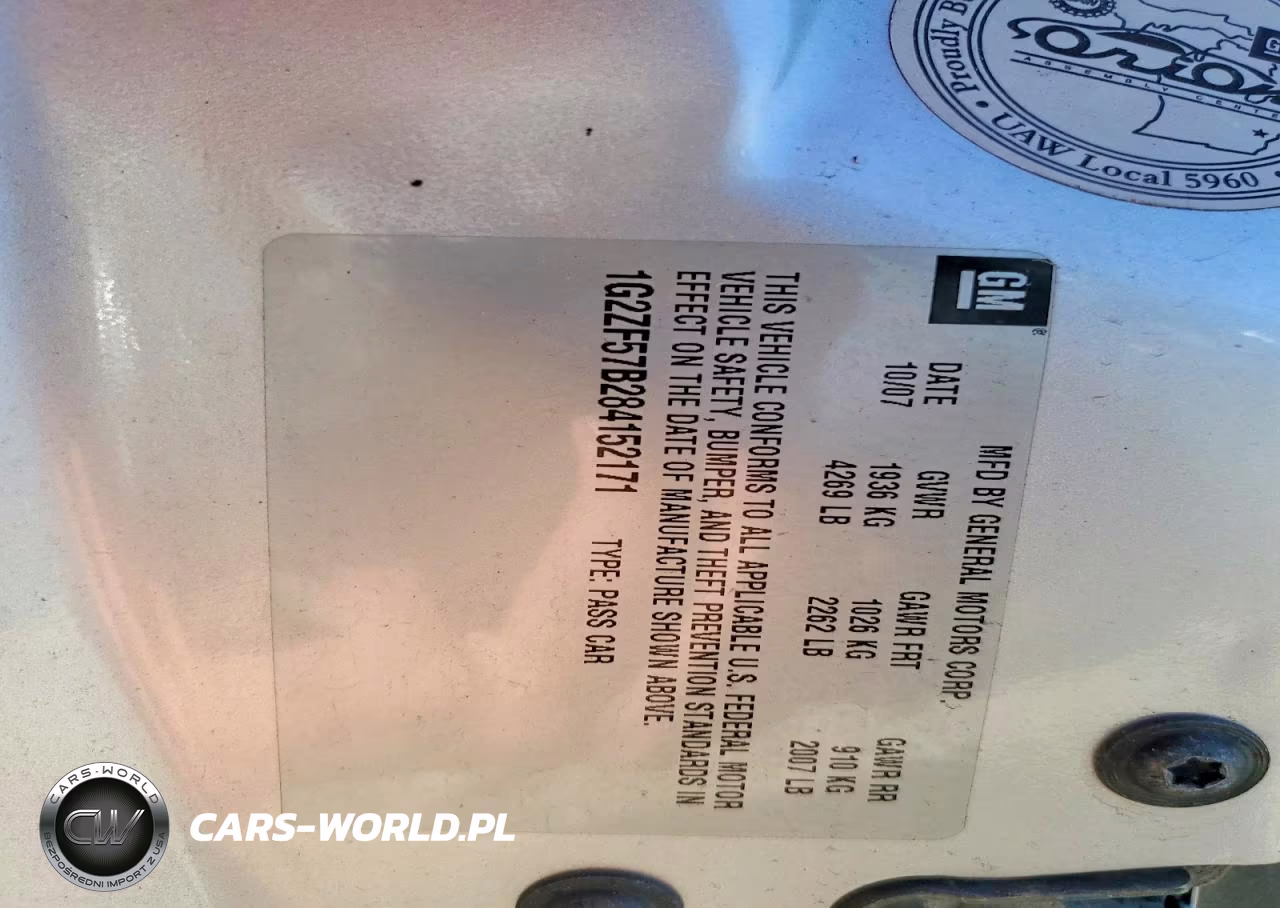2008 Pontiac G6 Value Leader VIN:1G2ZF57B284152171 - 12