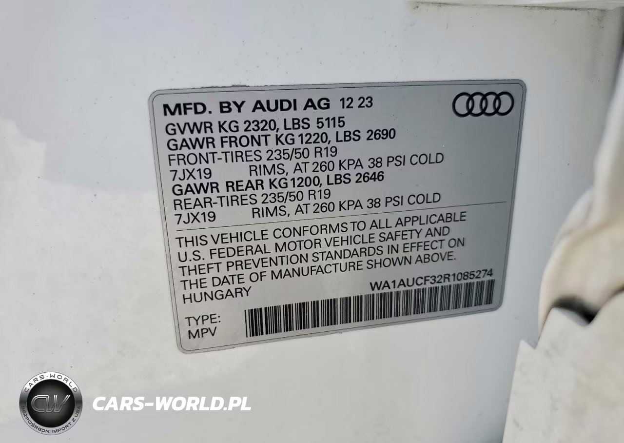 2024 Audi Q3 Premium 40 VIN:WA1AUCF32R1085274 - 13