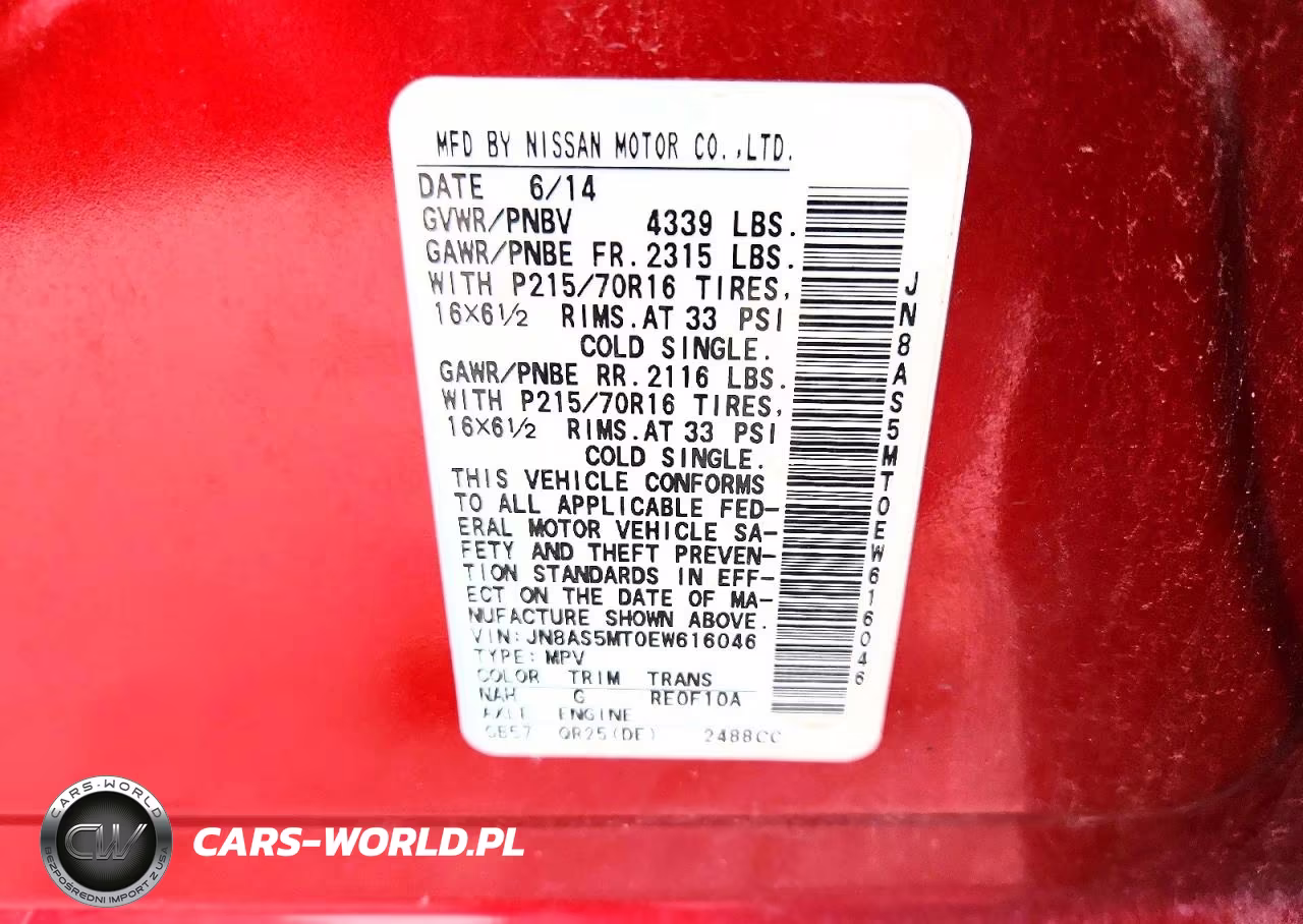 2014 Nissan Rogue Select S VIN:JN8AS5MT0EW616046 - 13