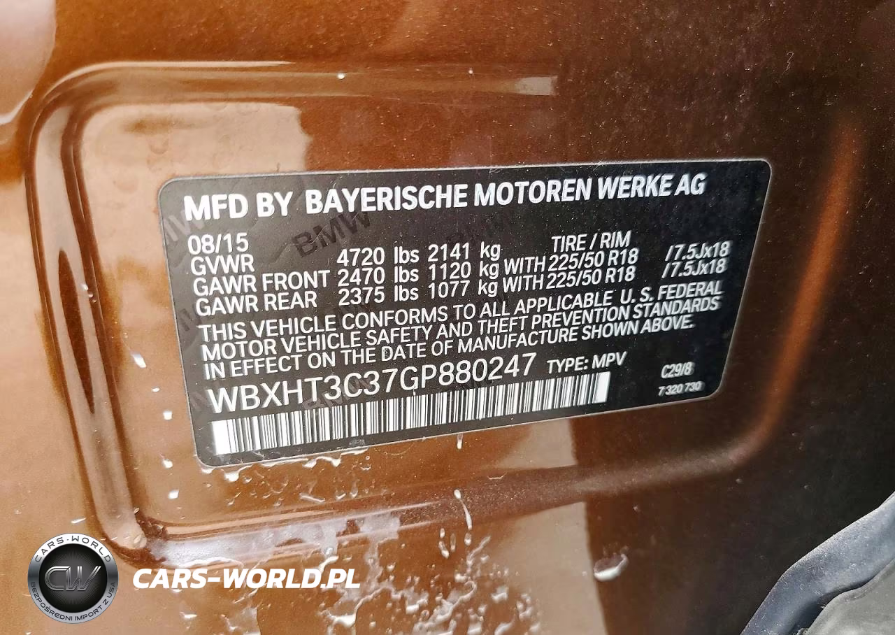 2016 BMW X1 xDrive28I VIN:WBXHT3C37GP880247 - 13