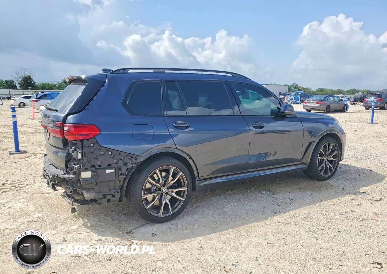 2022 BMW X7 M50I VIN:5UXCX6C07N9M11002 - 3