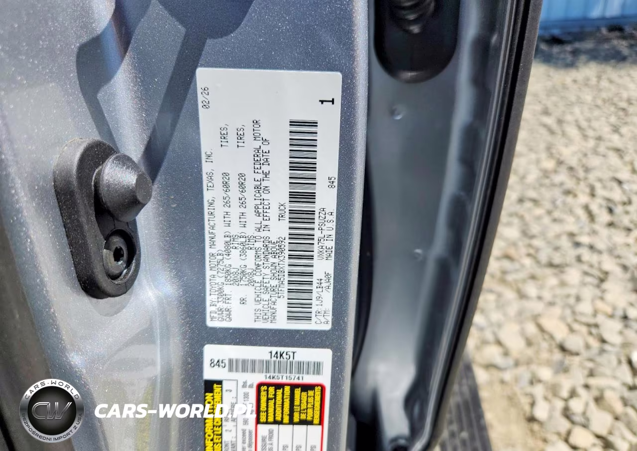 2026 Toyota Tundra 1794 Edition VIN:5TFMA5DBXTX390592 - 12