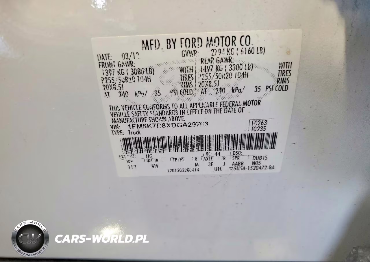 2013 Ford Explorer Xlt VIN:1FM5K7D8XDGA29703 - 13