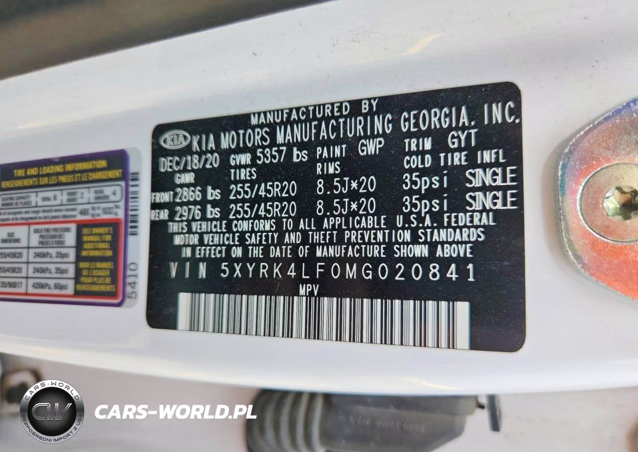 2021 Kia Sorento Sx VIN:5XYRK4LF0MG020841 - 13