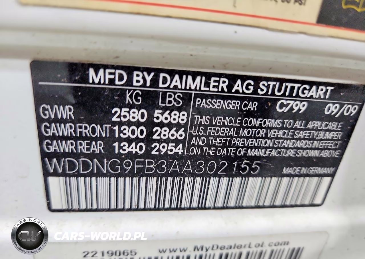 2010 Mercedes-Benz S 400 VIN:WDDNG9FB3AA302155 - 12