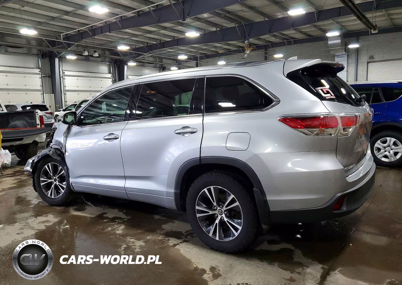 2016 Toyota Highlander Xle VIN:5TDJKRFH2GS305748 - 2