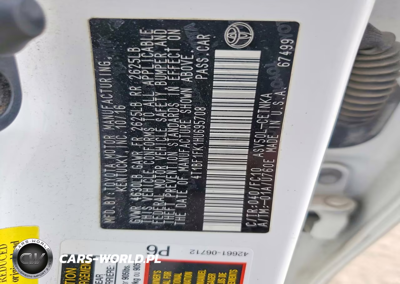 2017 Toyota Camry Le VIN:4T1BF1FK1HU695708 - 12