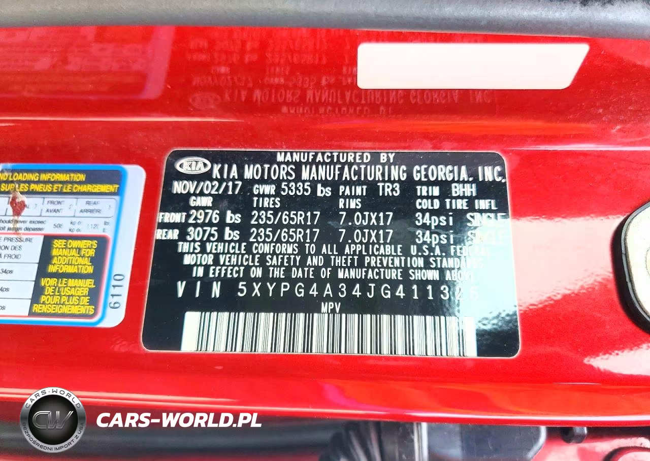 2018 Kia Sorento Lx VIN:5XYPG4A34JG411326 - 13