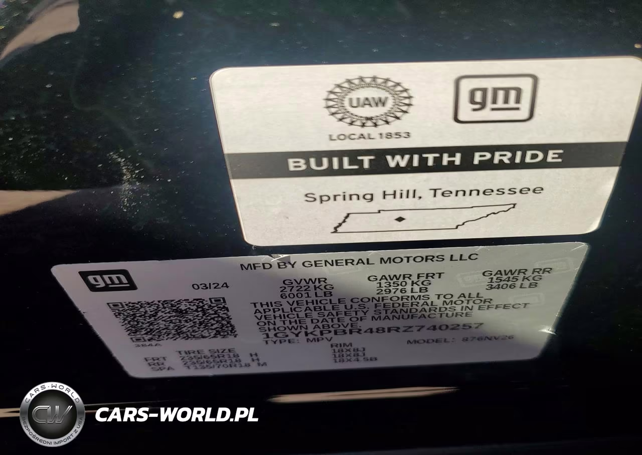 2024 Cadillac Xt6 Luxury VIN:1GYKPBR48RZ740257 - 14