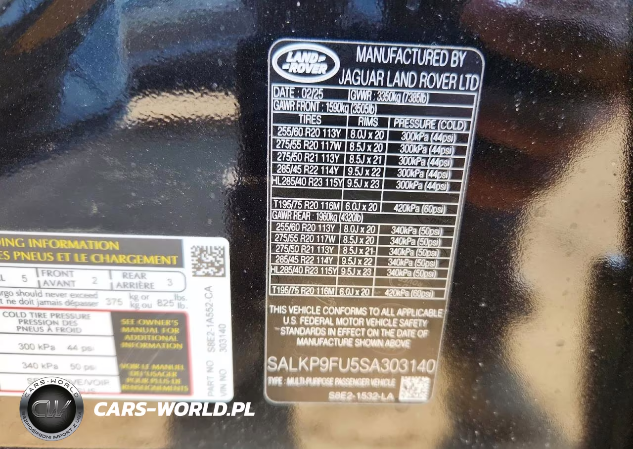2025 Land Rover Range Rover Se VIN:SALKP9FU5SA303140 - 12