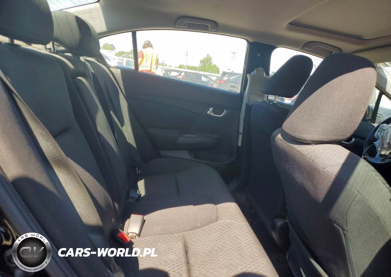 2015 Honda Civic Lx VIN:2HGFB2F5XFH020720 - 10