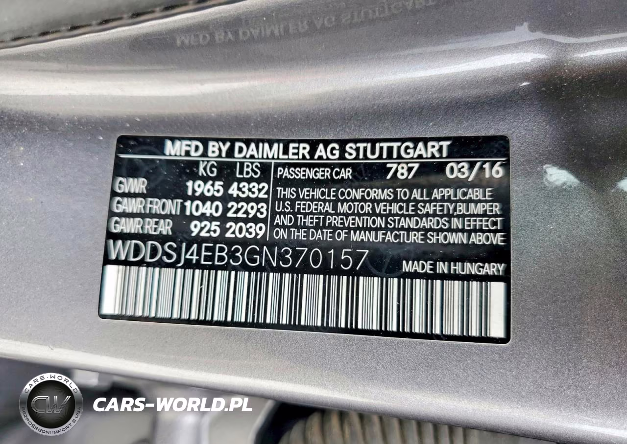 2016 Mercedes-Benz Cla 250 VIN:WDDSJ4EB3GN370157 - 12