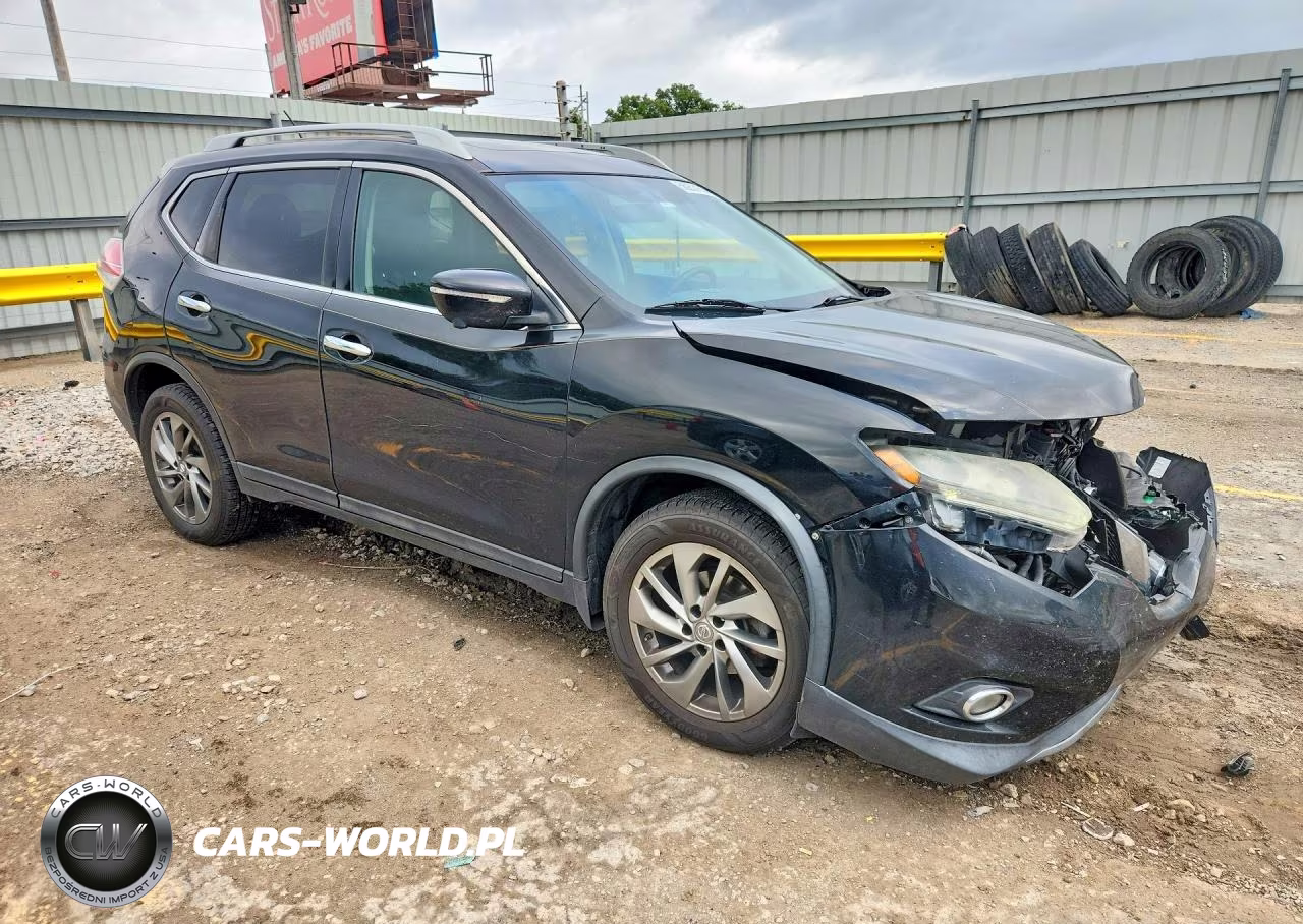 2015 Nissan Rogue Sl VIN:5N1AT2MV7FC893073 - 4