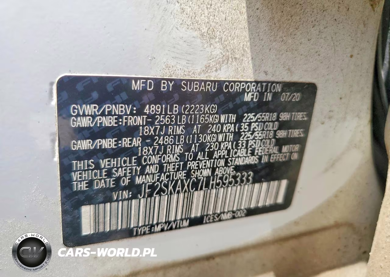 2020 Subaru Forester Touring VIN:JF2SKAXC7LH595333 - 13