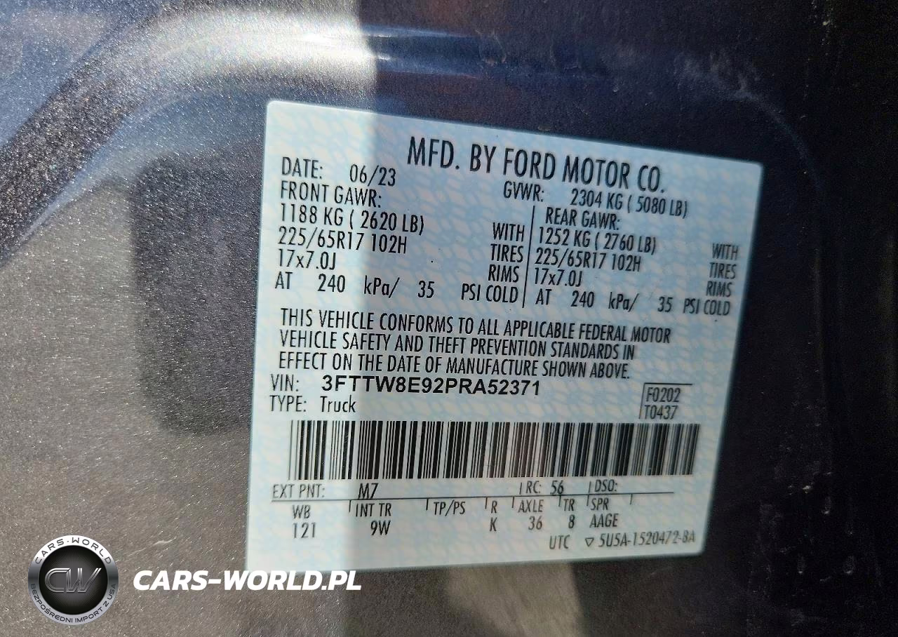 2023 Ford Maverick Xl VIN:3FTTW8E92PRA52371 - 13