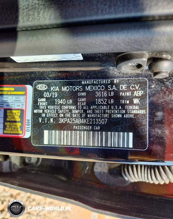 2019 Kia Rio S VIN:3KPA25AB4KE213507 - 12