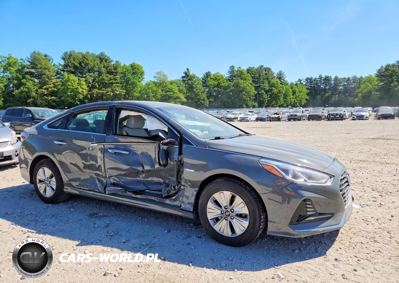 2019 Hyundai Sonata Hybrid Se VIN:KMHE24L34KA093546 - 4