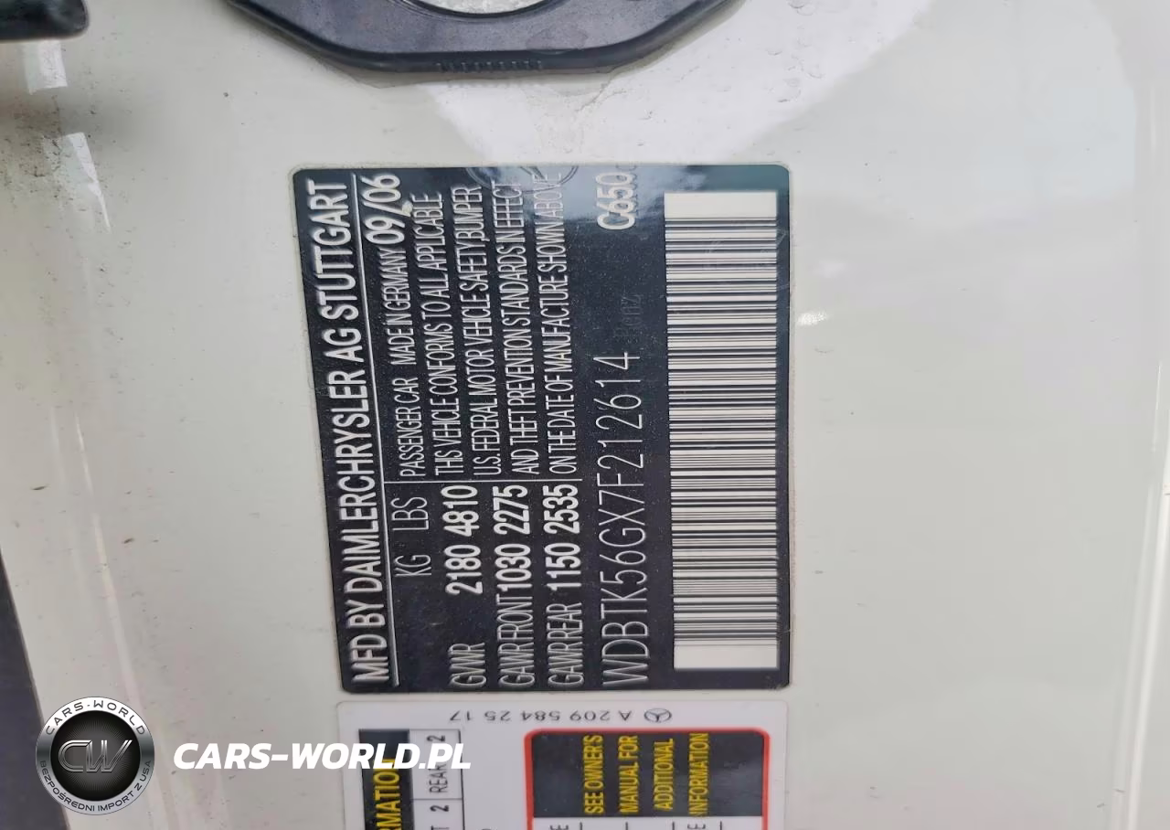 2007 Mercedes-Benz Clk 350 VIN:WDBTK56GX7F212614 - 12