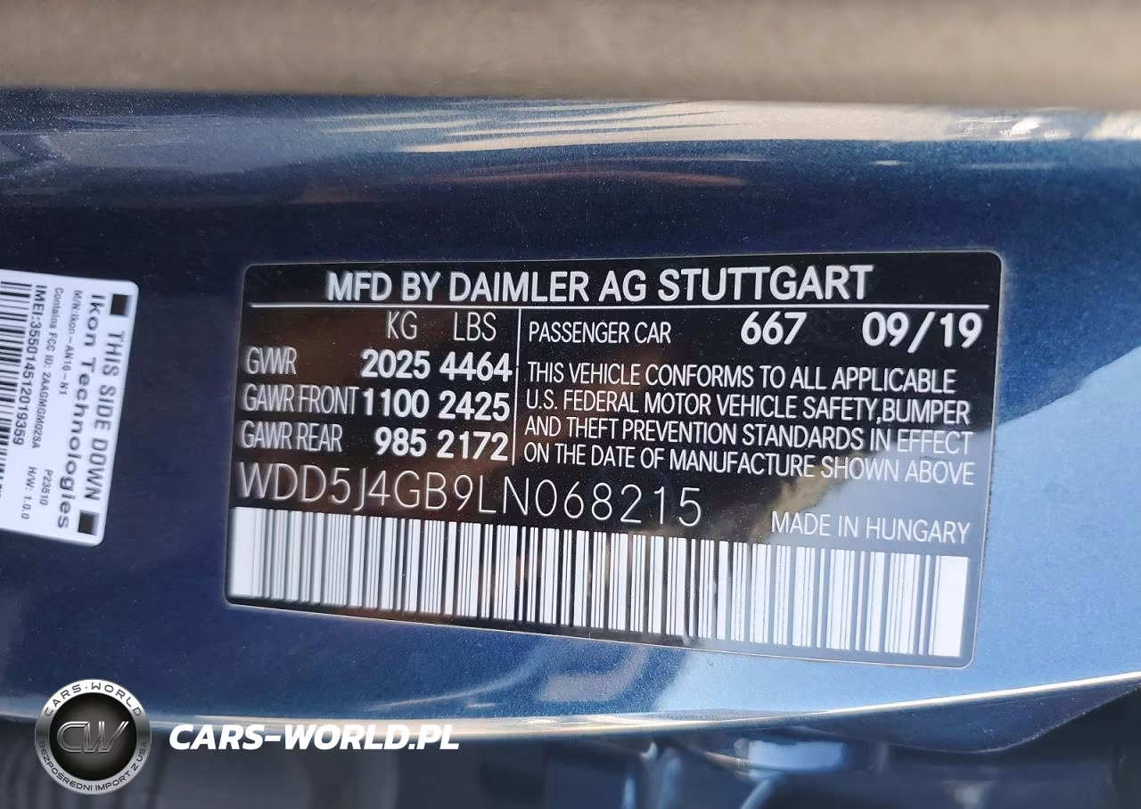 2020 Mercedes-Benz Cla 250 VIN:WDD5J4GB9LN068215 - 12