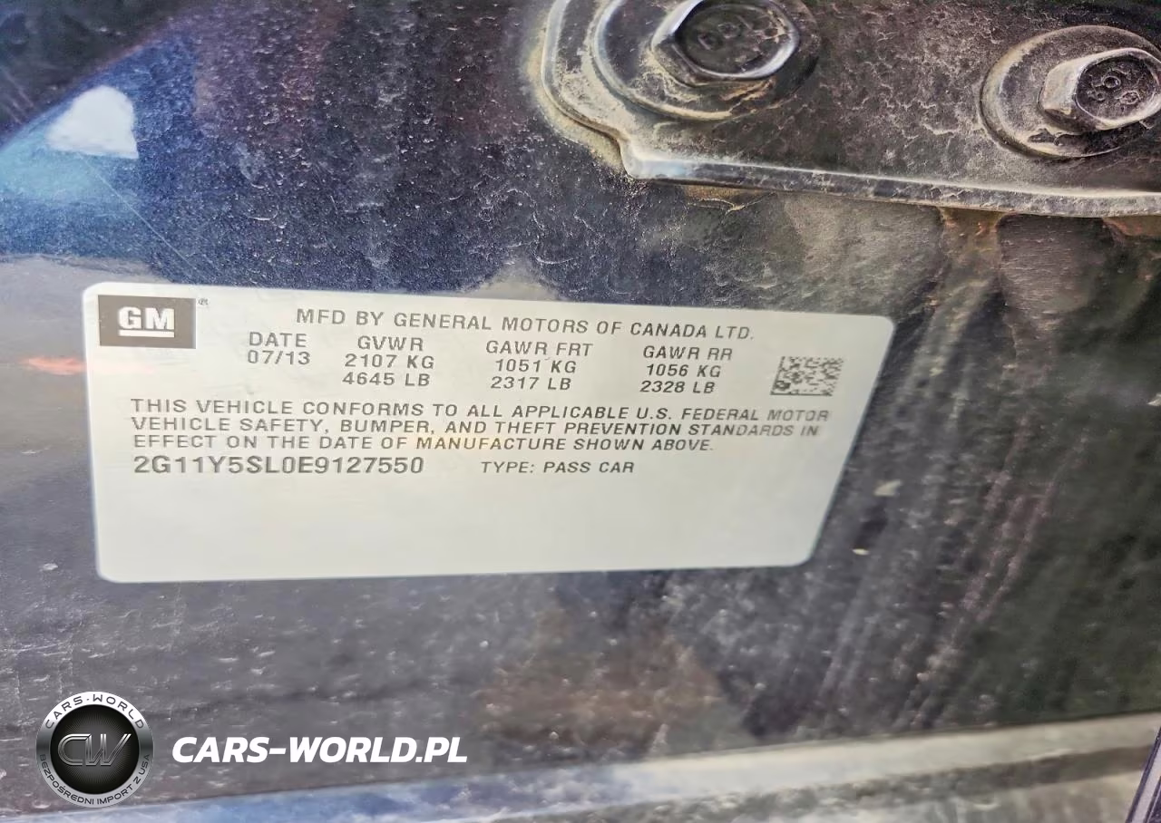 2014 Chevrolet Impala Ls VIN:2G11Y5SL0E9127550 - 12