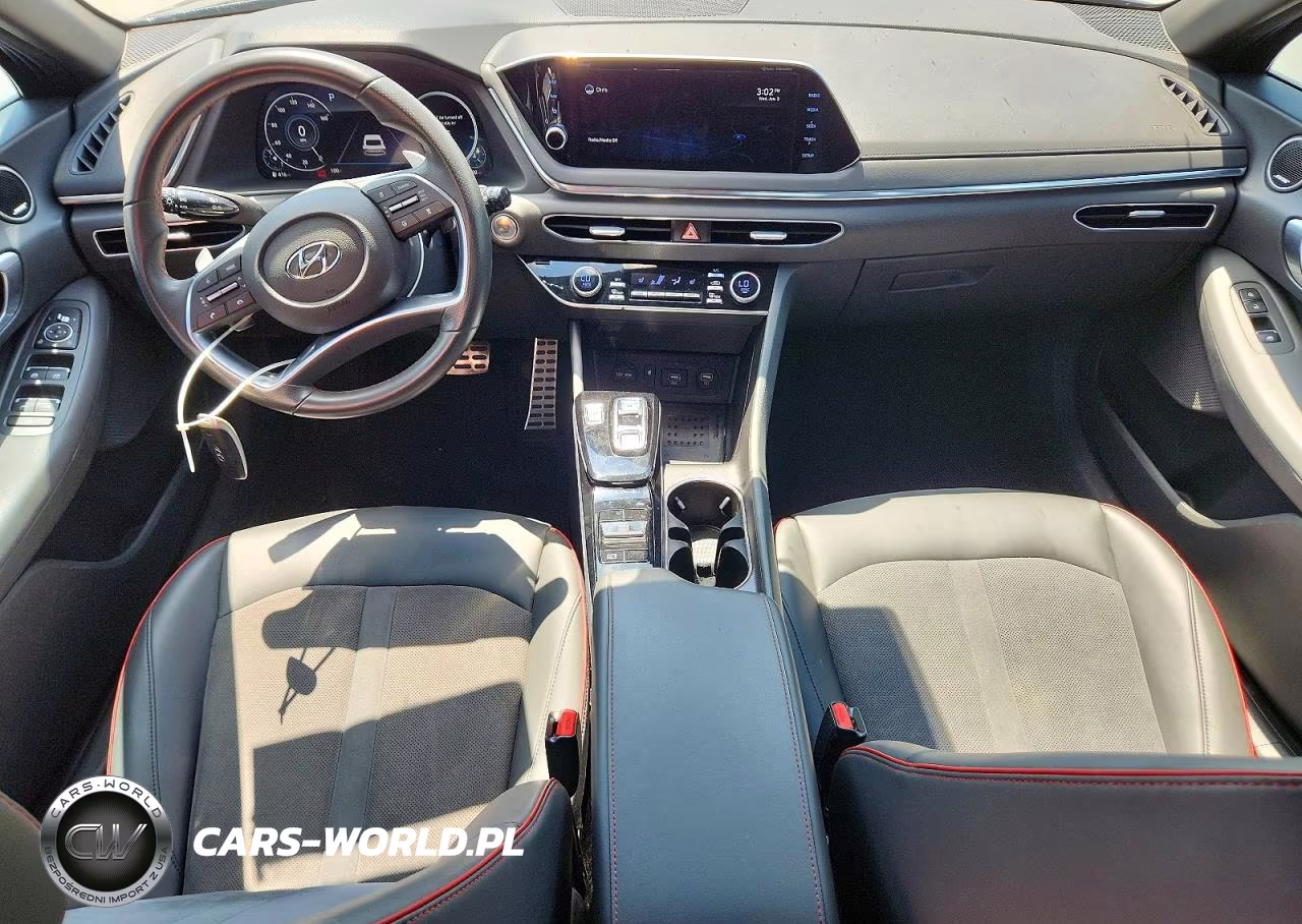 2022 Hyundai Sonata Sel Plus VIN:5NPEJ4J26NH148707 - 8