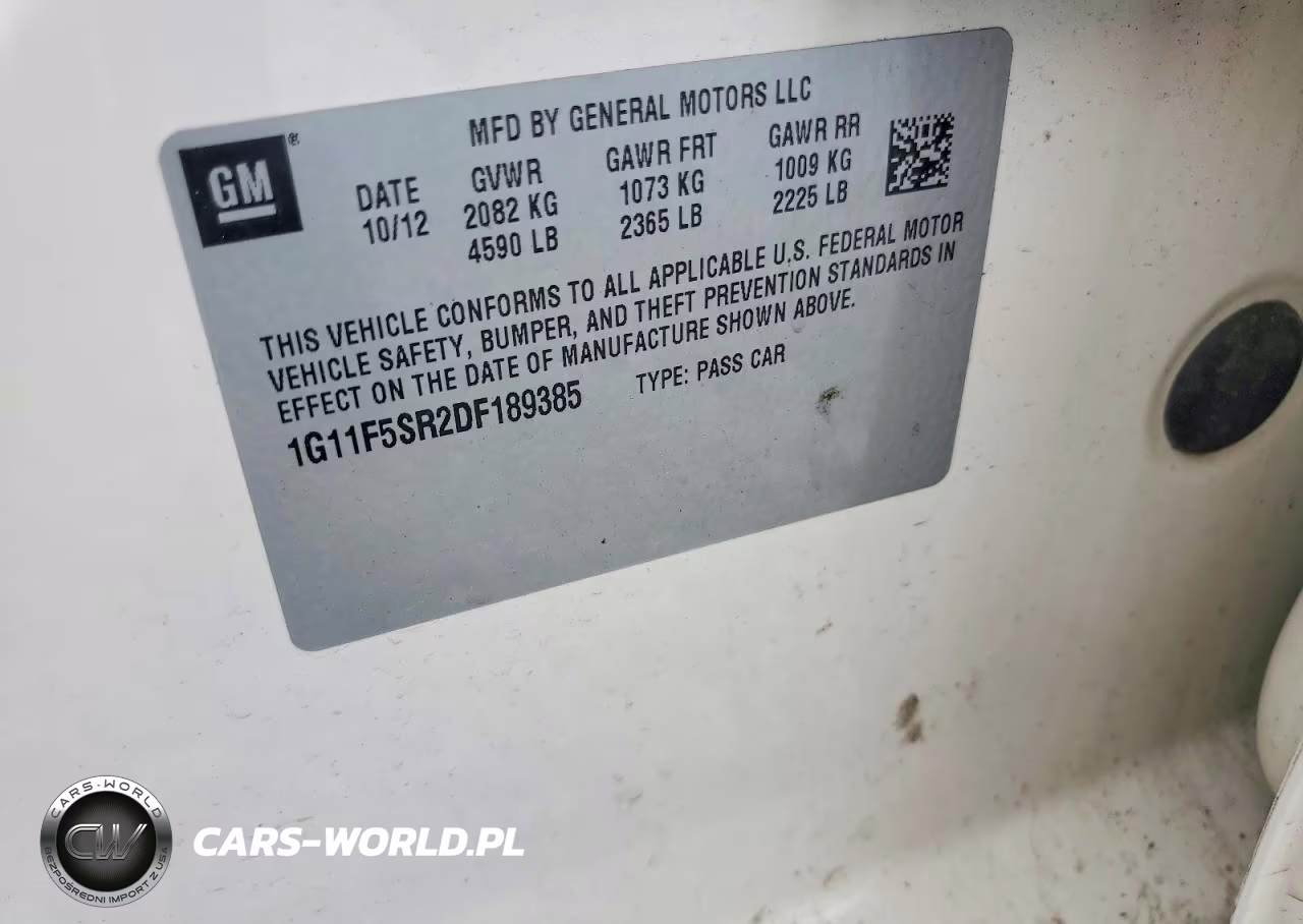 2013 Chevrolet Malibu 2Lt VIN:1G11F5SR2DF189385 - 12