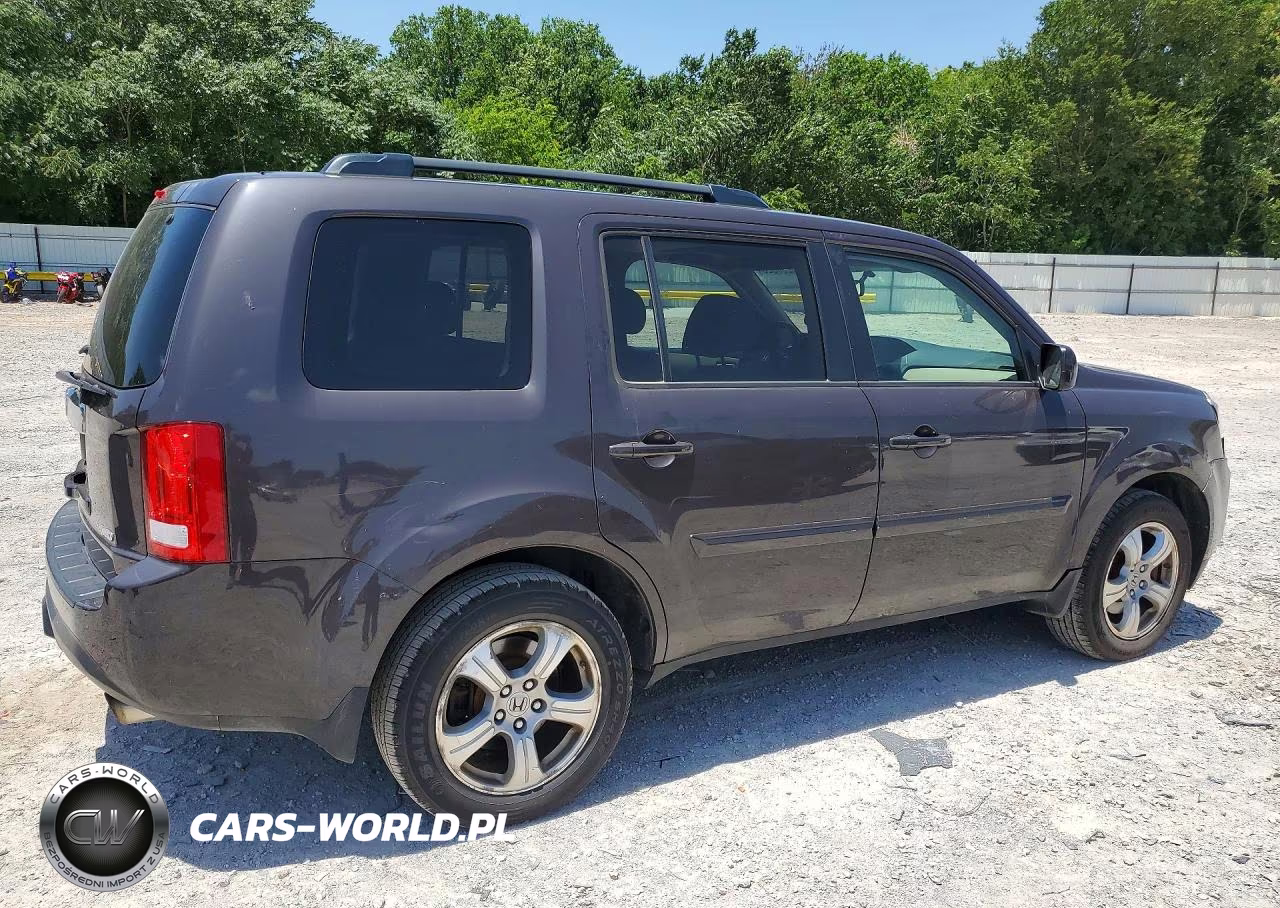 2013 Honda Pilot Exl VIN:5FNYF4H58DB040603 - 3