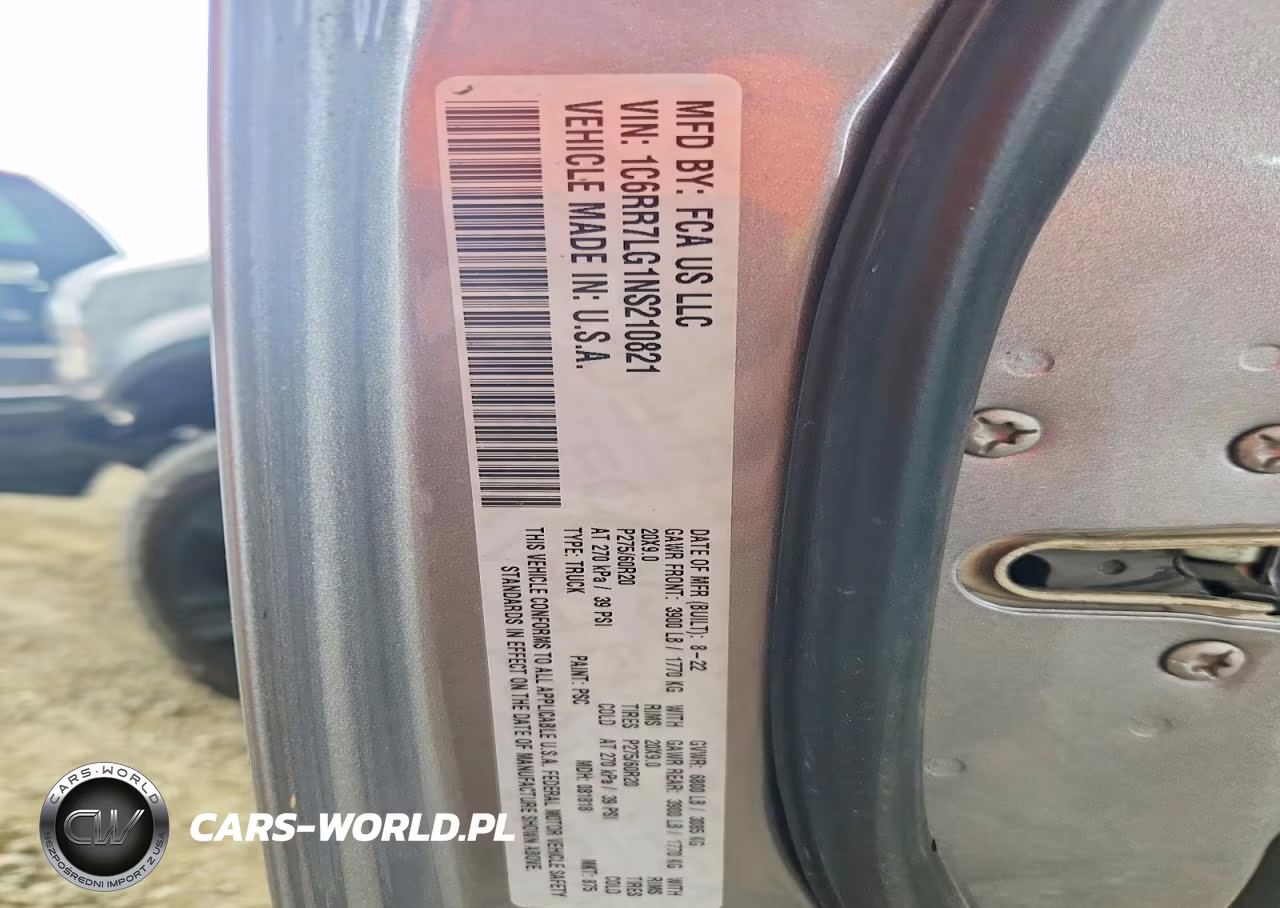 2022 Ram 1500 Classic Slt VIN:1C6RR7LG1NS210821 - 12