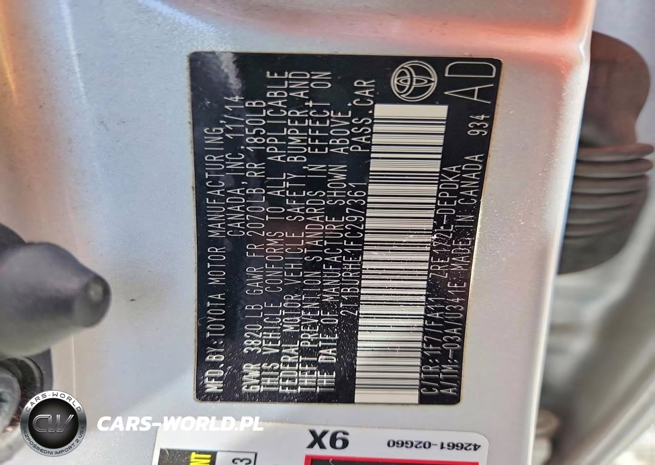 2015 Toyota Corolla L VIN:2T1BURHE1FC297361 - 12