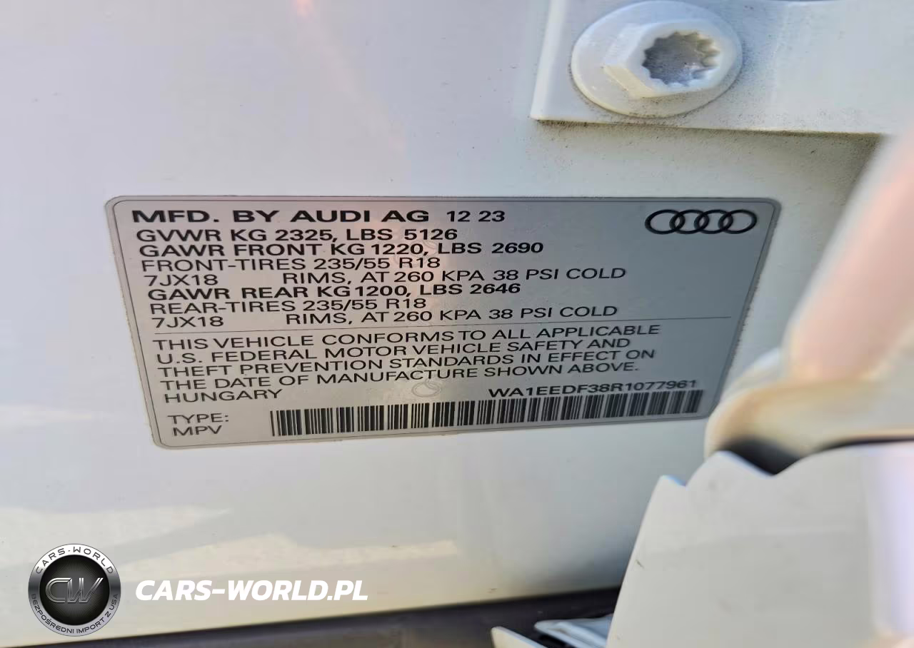 2024 Audi Q3 Premium Plus S Line 45 VIN:WA1EEDF38R1077961 - 13