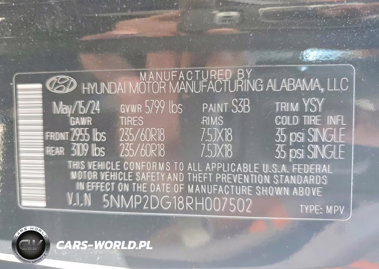 2024 Hyundai Santa Fe Sel VIN:5NMP2DG18RH007502 - 13