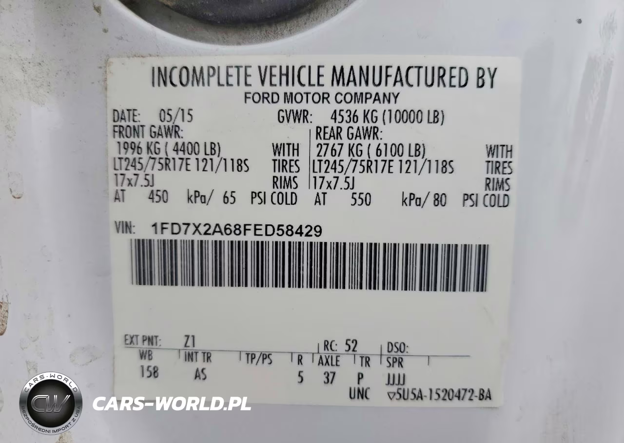 2015 Ford F250 Super Duty VIN:1FD7X2A68FED58429 - 13