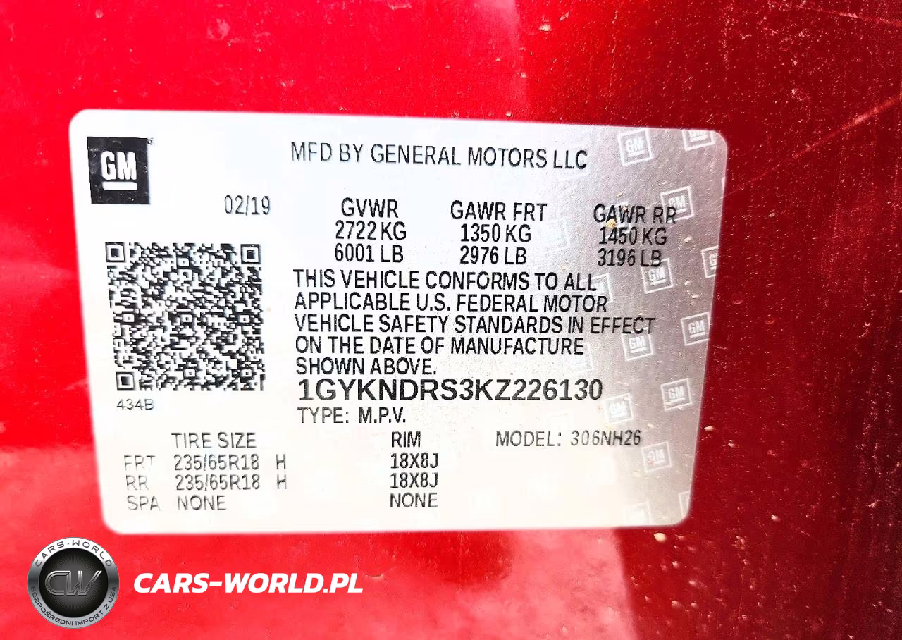2019 Cadillac Xt5 Luxury VIN:1GYKNDRS3KZ226130 - 13