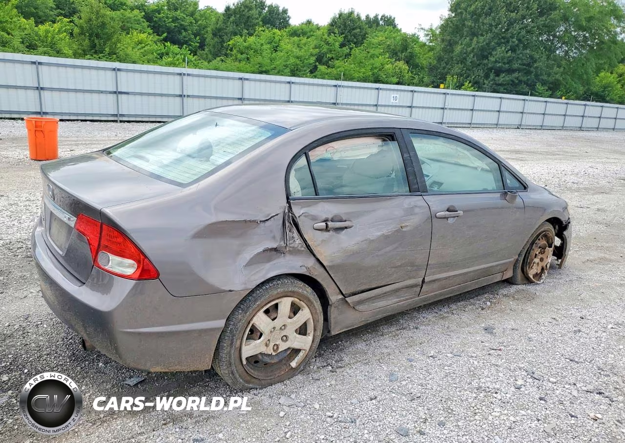 2009 Honda Civic Lx VIN:19XFA16559E043348 - 3