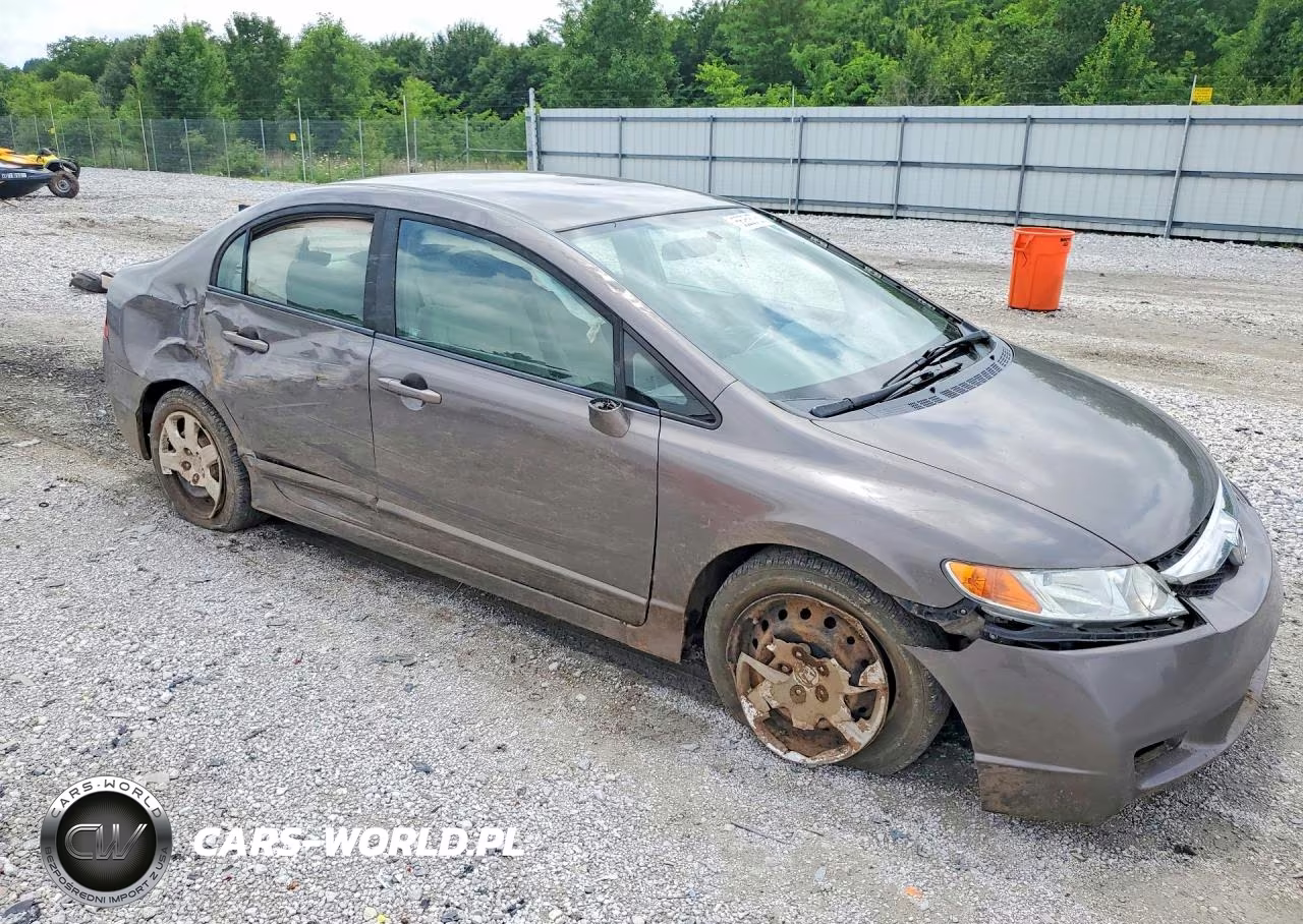 2009 Honda Civic Lx VIN:19XFA16559E043348 - 4