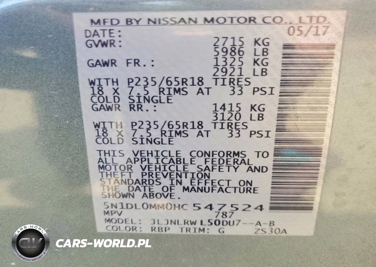 2017 Infiniti Qx60 Base VIN:5N1DL0MM0HC547524 - 14