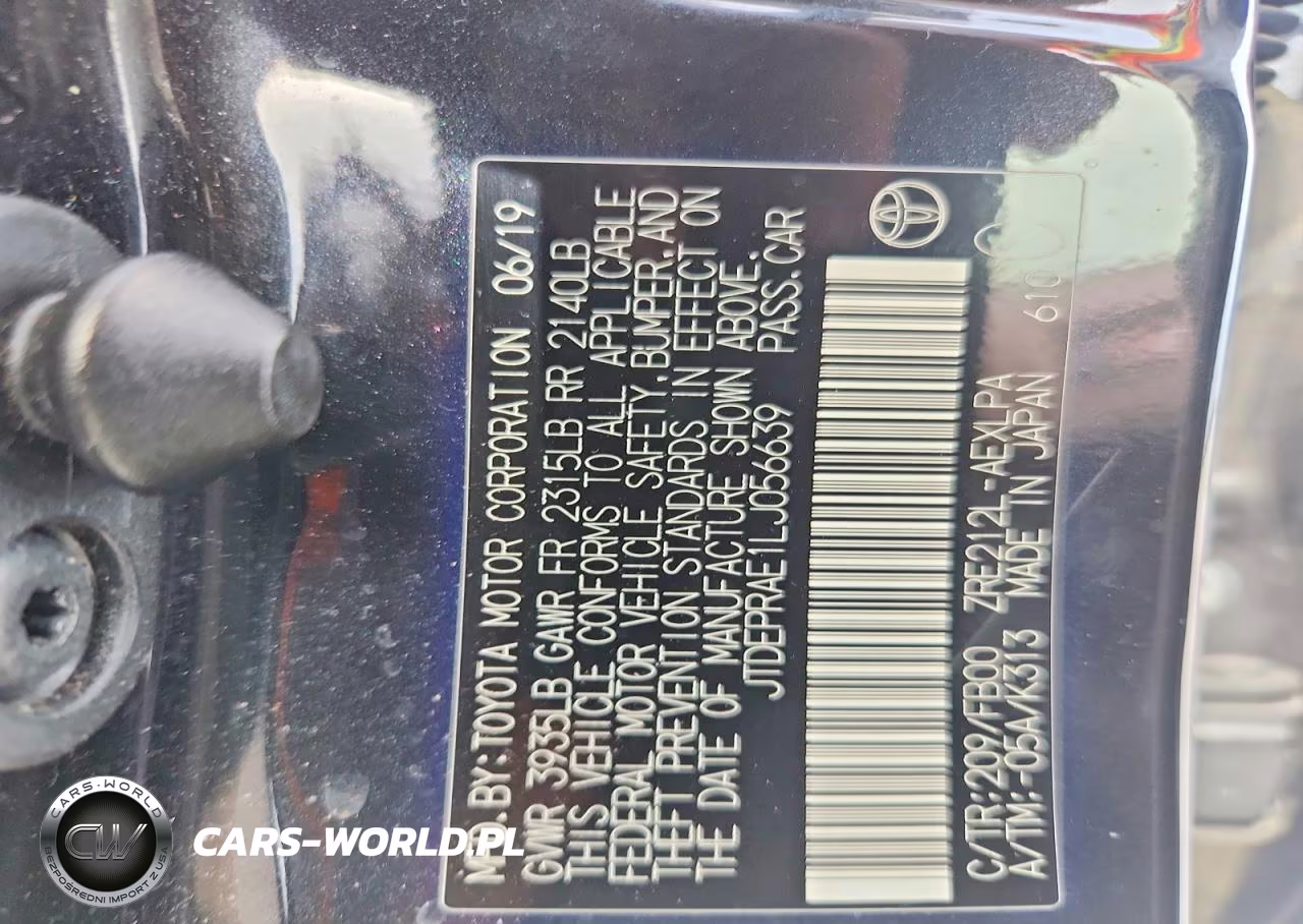 2020 Toyota Corolla Le VIN:JTDEPRAE1LJ056639 - 12