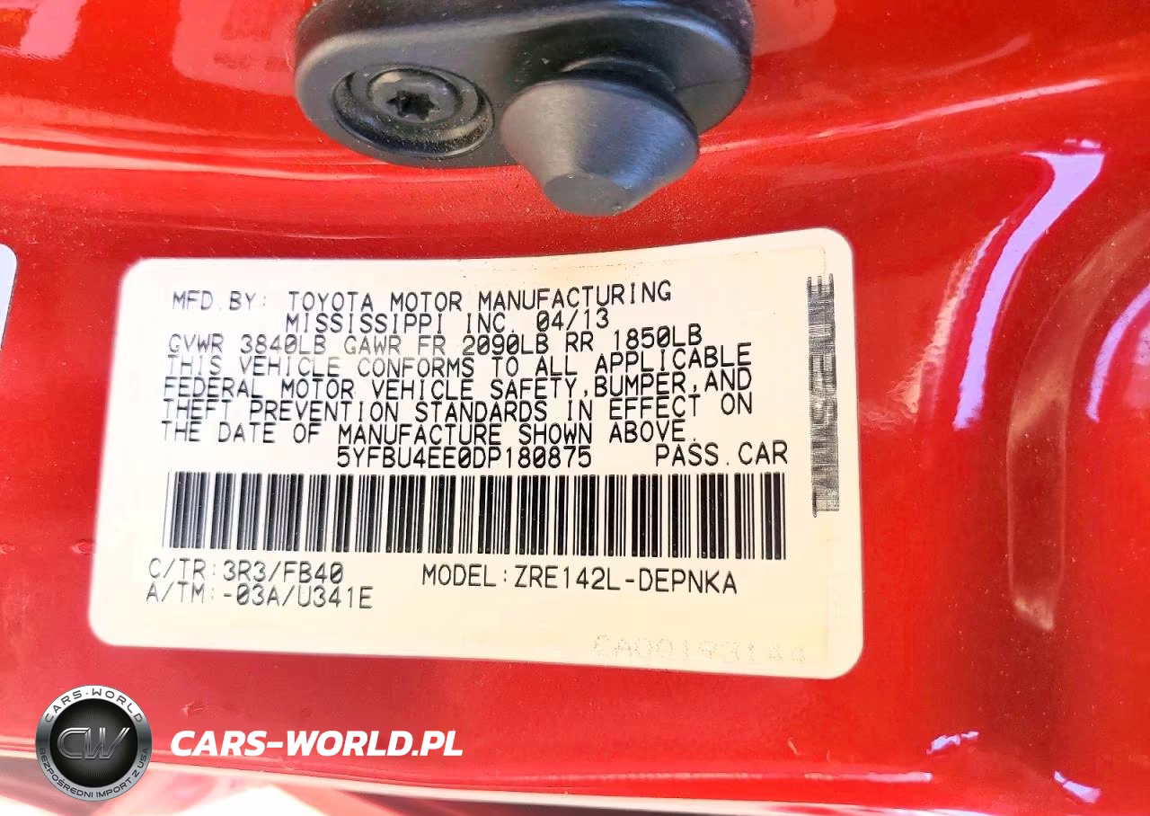 2013 Toyota Corolla Le VIN:5YFBU4EE0DP180875 - 12