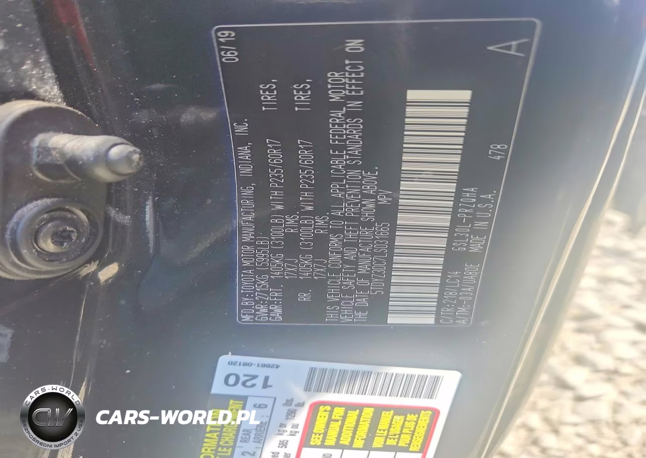 2020 Toyota Sienna Xle 8-Passenger VIN:5TDYZ3DC7LS031665 - 13