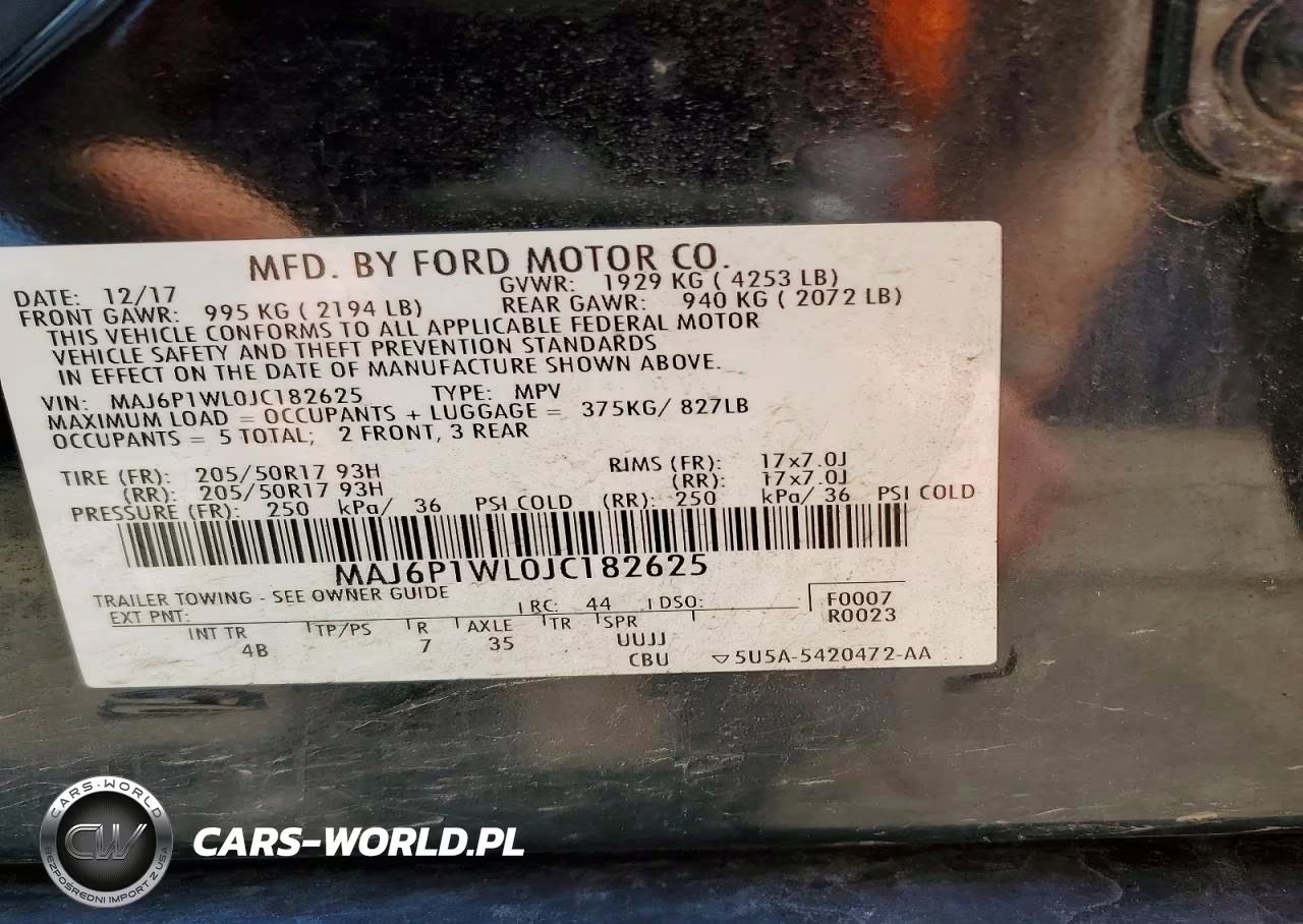 2018 Ford Ecosport Titanium VIN:MAJ6P1WL0JC182625 - 13