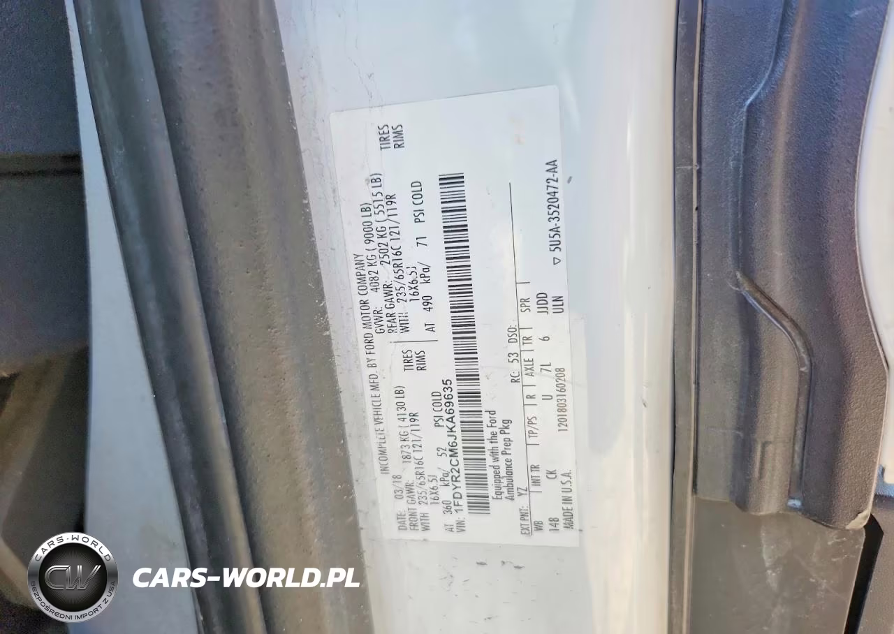 2018 Ford Transit VIN:1FDYR2CM6JKA69635 - 12